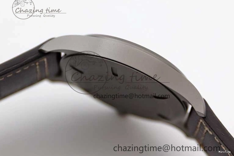 MIROTIME 0705 Mark XVIII IW327006 Titanium M+F 1:1 Best Edition Black Dial on Brown Leather Strap A Efficient 7052